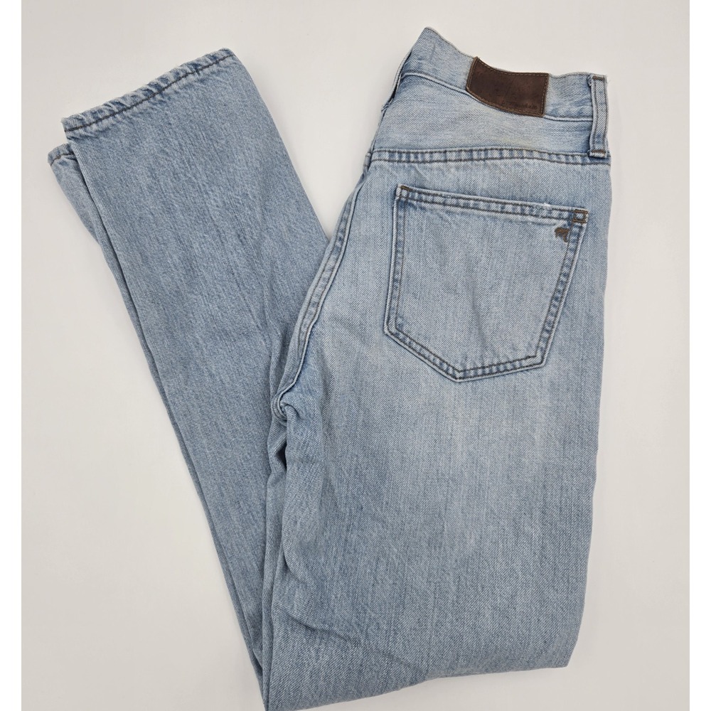 Madewell Jeans Womens 24 Blue Straight The‎ Perfect Summer Light Distressed